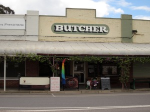 The coffee shop in the butchers (photo copyright: Anne Lawson 2013)